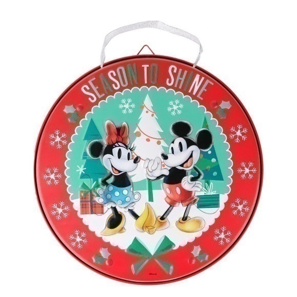 NWT. DISNEY Mickey & Minnie Metal Hanging Sign - Picture 1 of 3